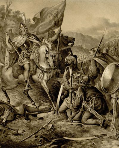 slika-Victory_of_King_Milutin_over_the_Tatars,_Anastas_Jovanović_(1853)
